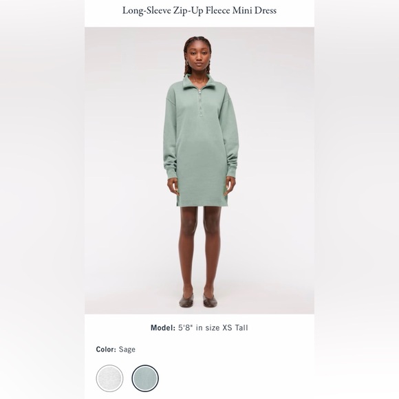 Abercrombie & Fitch Sage Green Pullover - Picture 3 of 3